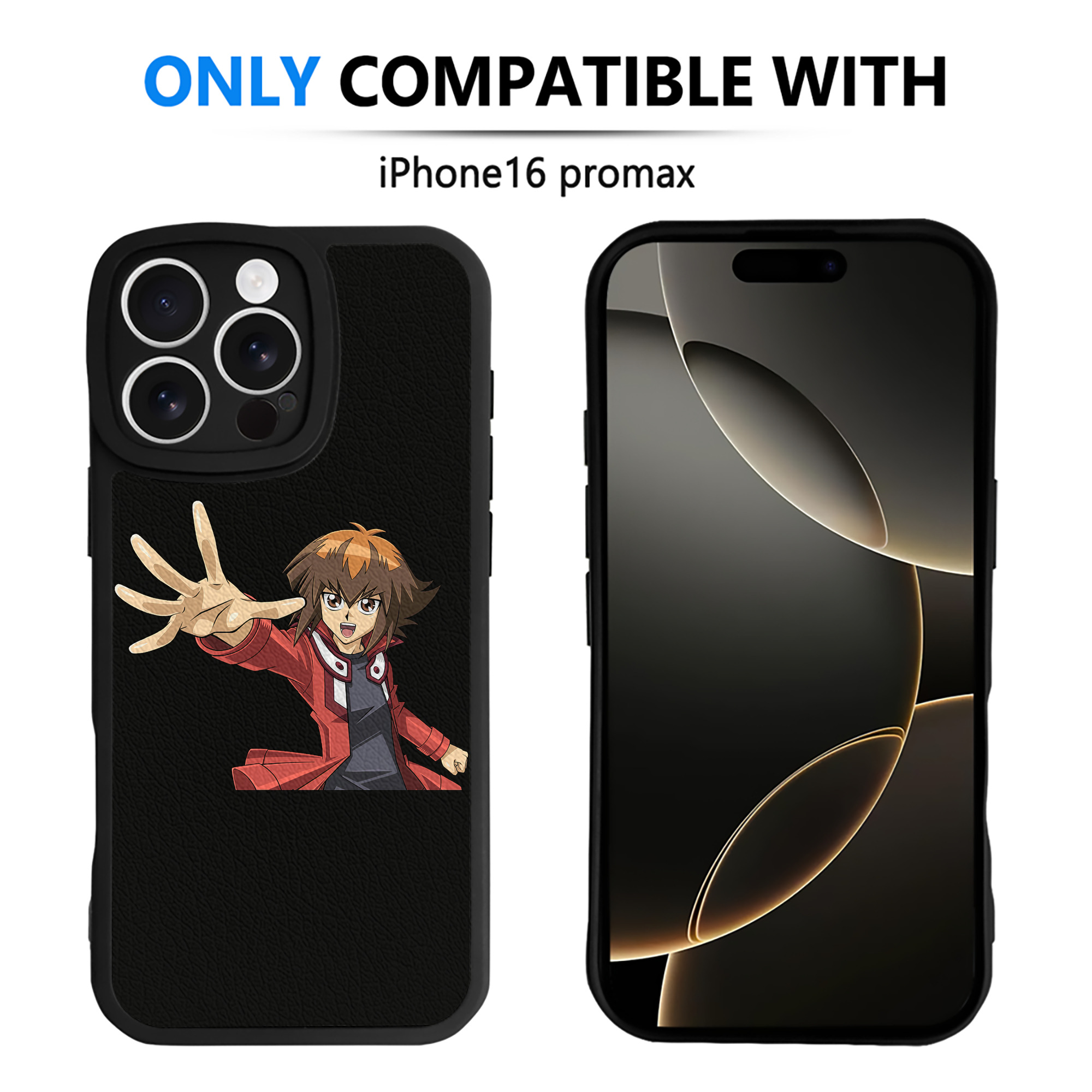 遊☆戯☆王 Yu-Gi-Oh! 【iPhone 16シリーズ対応】シリコンスマホケース（レザー調） 材質：シリコン
